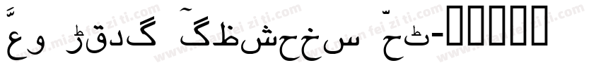 Roz Urdu Punjabi Nas字体转换
